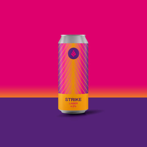 Strike lager 4.2%  (440ml)